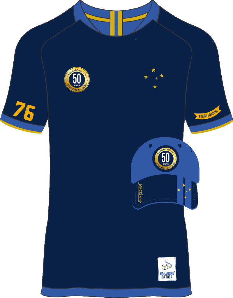 Kit Camiseta + Boné Comemorativos